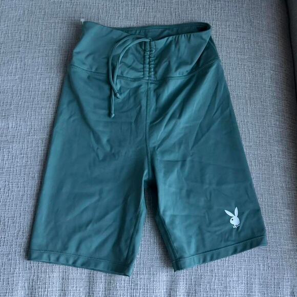 High rise playboy biker shorts - Picture 1 of 3
